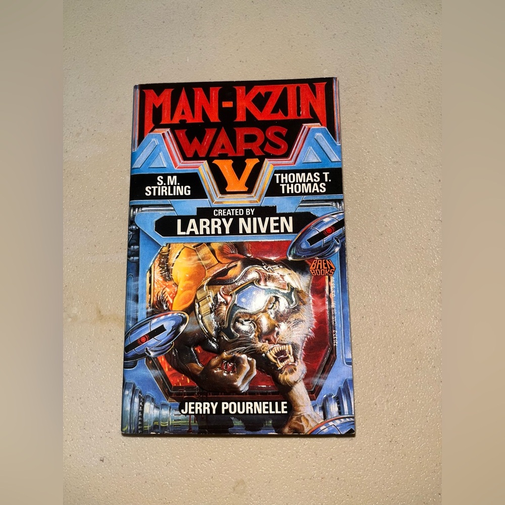 💙 Man Kzin Wars V Paperback Book First Edition